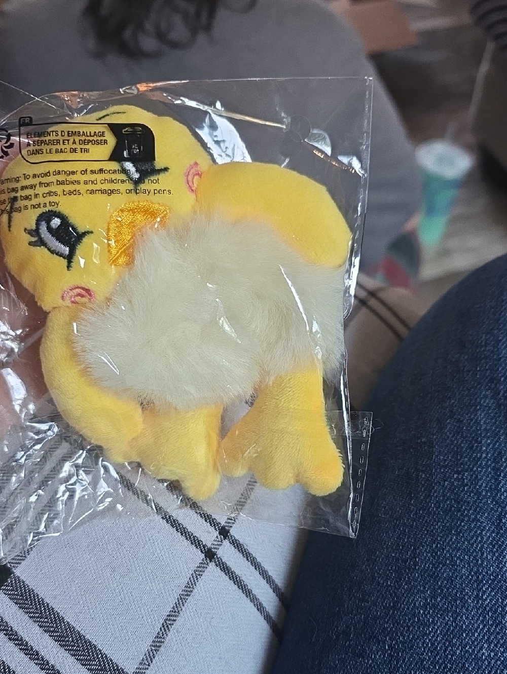 Chicken pony tail holder